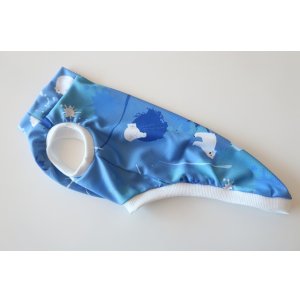 画像: 【特殊冷感　ウォータークールクロス】　白くま2　イタグレ4号