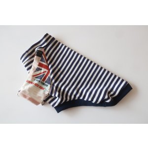 画像: 紺×白ボーダー　ワイアM