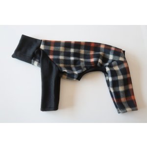 画像: 【フリース】黒ブロックチェック　イタグレ4号