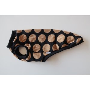 画像: Bigドット(黒×ベージュ)