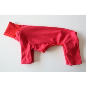 画像: 【フリース】赤無地(半袖)　イタグレ4号