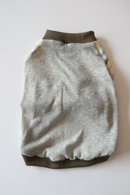 画像2: グリーン杢無地×ボーダー　ワイアM