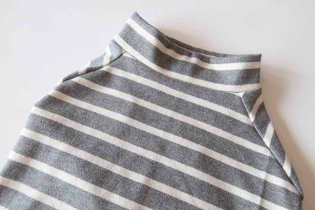 画像3: チャコール×白ボーダー　ワイアM