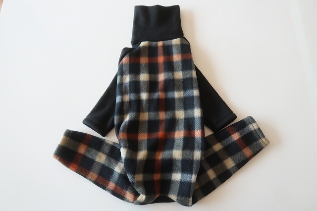 画像3: 【フリース】黒ブロックチェック　イタグレ4号