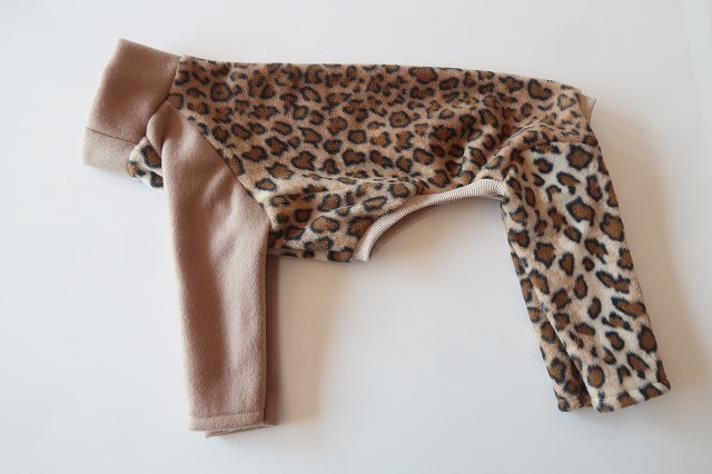 画像1: 【フリース】ヒョウ柄　イタグレ4号